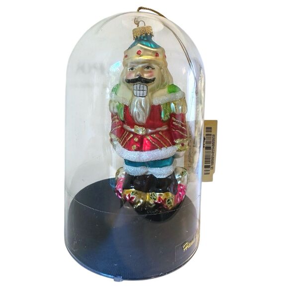 NEW Vintage HARRODS Limited Series Hand Crafted Nutcracker Glass Ornament 6" - Picture 5 of 11